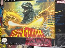 SUPER GODZILLA 1994 Super Nintendo SNES Brand New Factory Sealed RARE