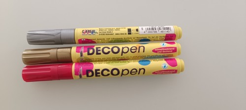 Kreul® DECOPEN Acrylstift Permanent Acrylfarbe Wasserbasis vi.Oberflächen Marker - Bild 4 von 8