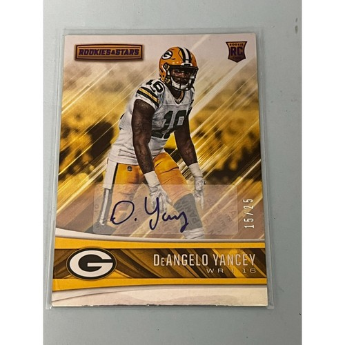 2017 Rookies & Stars Purple Signatures /25 DeAngelo Yancey Rookie Auto RARE - Bild 1 von 4