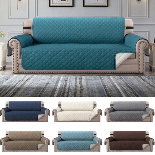 1/2/3/4 Seat Recliner Sofa Cover Solid Color Cover Slipcovers Armchair Covers