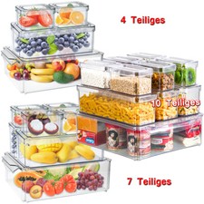 20X Kühlschrank Organizer Set Aufbewahrungsb...