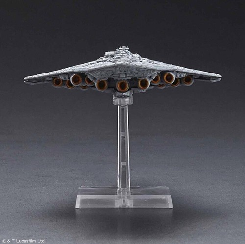 Bandai STAR WARS Vehicle Model 016 Super Star Destroyer Plastic Model Kit Toy - Afbeelding 6 van 9