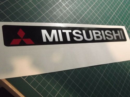 Pegatina/calcomanía puerta trasera Mitsubishi calidad premium - Imagen 1 de 3