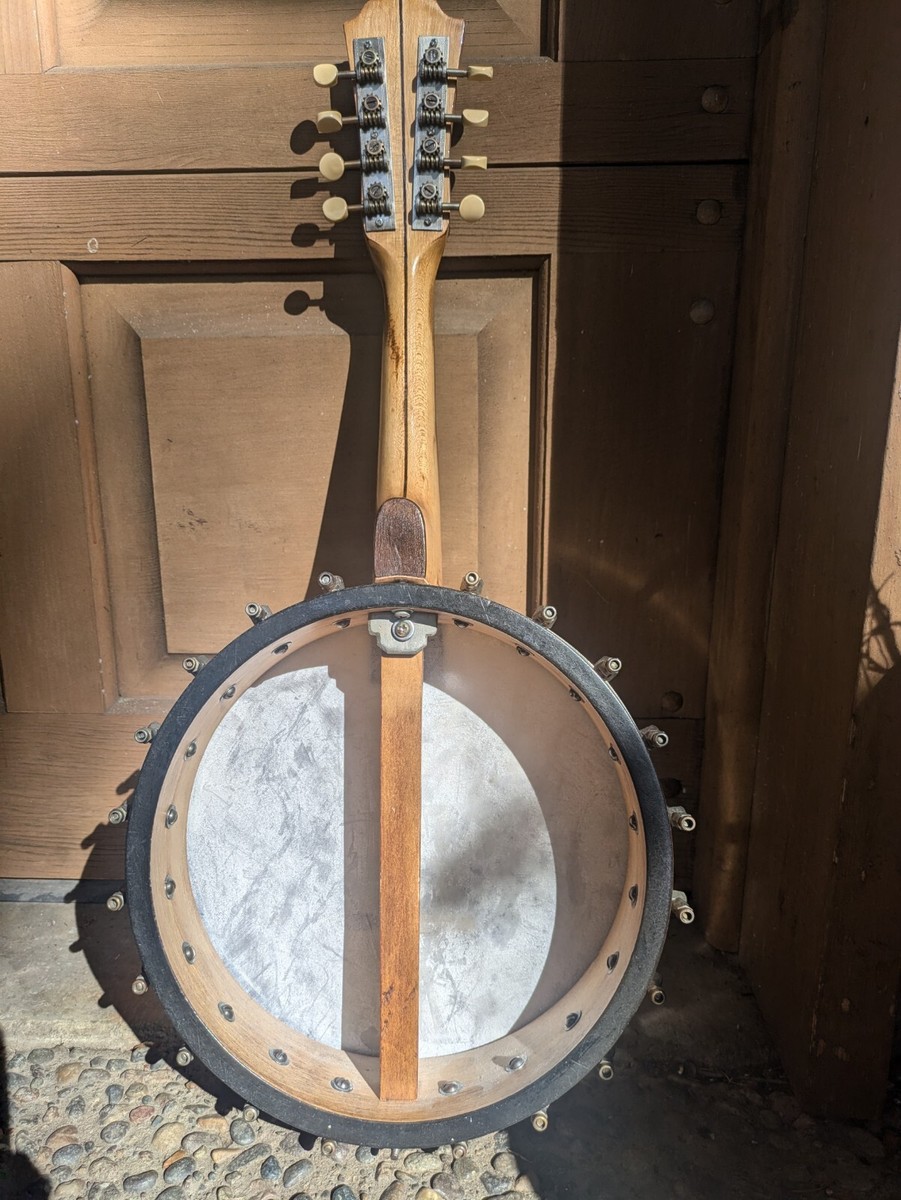 Vintage Banjolin Banjo Mandolin 8-string instrument unmarked