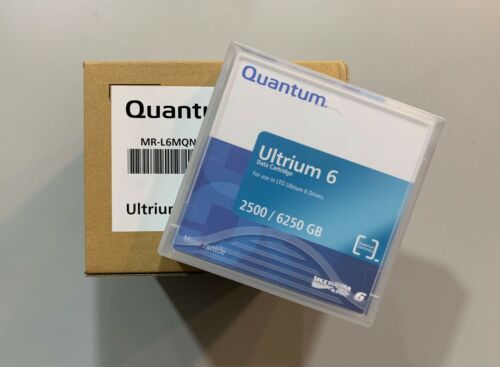 Quantum LTO6 Tape Cartridge MR-L6MQN-03 (10 PACK) Ultrium Backup DATA Storage - Picture 1 of 9