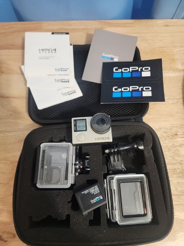 GoPro HERO4 Action Camera With Case And Xtra Battery