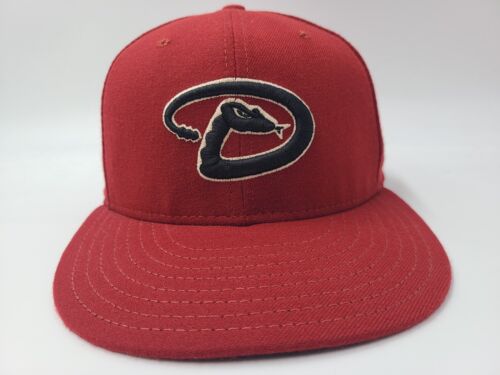 Arizona Diamondbacks New Era 59Fifty Fitted 7 1/8 Hat Cap Polyester Men MLB Red - Picture 2 of 12
