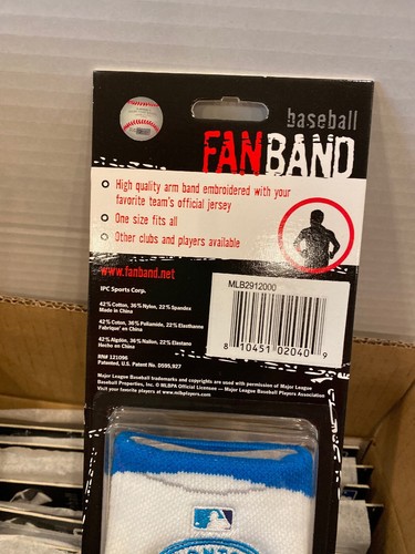 Blue Jays Baseball Fan Bands Box Of 12 Bands - Picture 2 of 6