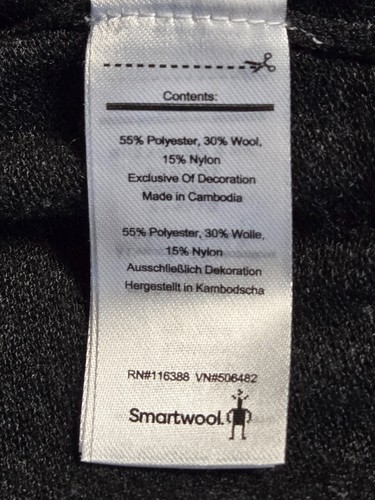 SmartWool Herren Pullover XXL Sparwood Stripe 2XL Crew Charcoal Heather SWO1674L13 - Bild 6 von 9