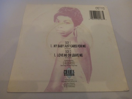 Nina Simone ‎- My Baby Just Cares For Me - UK 1987 Charly CYZ 7-112 Vinyl 7" - Picture 2 of 4