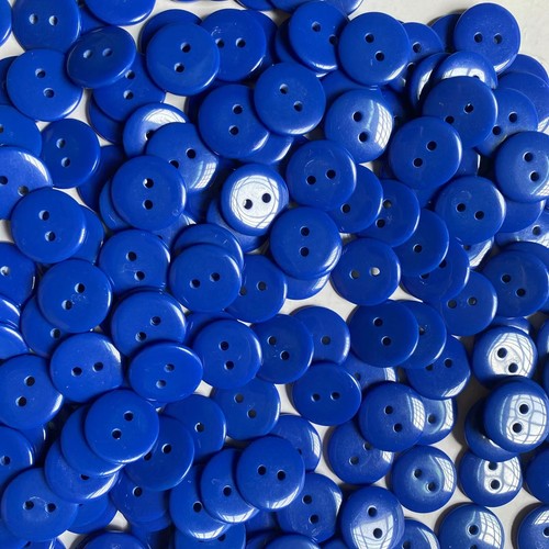 18mm 100pcs 2-Holes Round Resin Sewing Clothes Buttons Diy Toy Craft Scrapbook - Picture 23 of 25