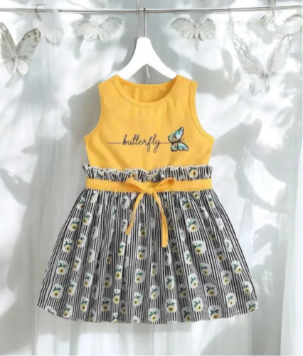 Baby & Toddler Girls Butterfly Dress - Bright & Fun - Picture 5 of 9