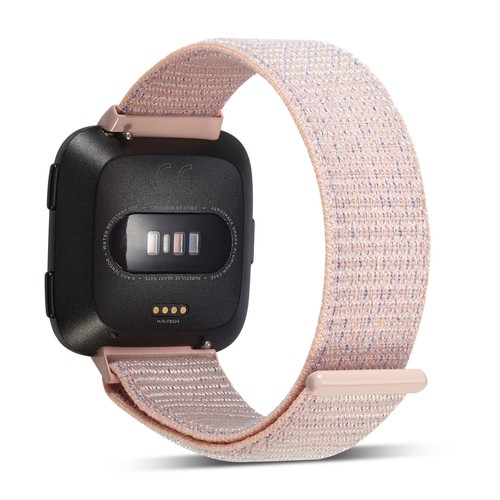 For Fitbit Versa/Lite/Special/Replacement Edition Woven Nylon Loop Sport Strap - Picture 43 of 58