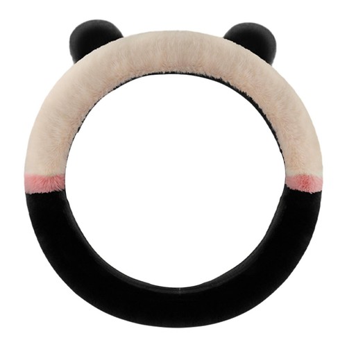 Car Steering Wheel Cover: Winter Plush Grip Cover, Warm Grip Cover, Girly Cute - Picture 15 of 17