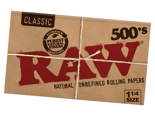 Raw - 1 1/4 500's - 2 Pack.