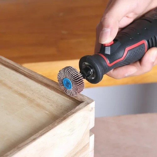 Hyper Tough 208 Piece Rotary Tool Accessory Kit Rotary Tool Mandrels w/ Storage - Picture 8 of 10