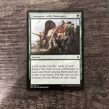 MTG 1x Commune with Dinosaurs x1 LP Ixalan