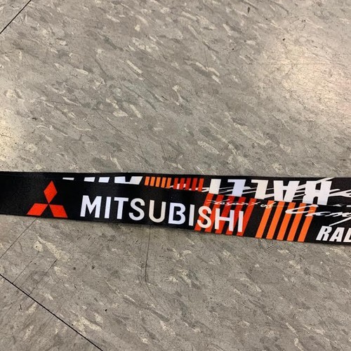 Nylon 21" Lanyard Keychain Key Holder for Ralliart Mitsubishi Lancer EVO Eclipse - Picture 4 of 5