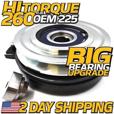 5228-3 HiTorque 260ftlb (OEM 225) BIGBearing Billet Pulley Blade PTO Clutch