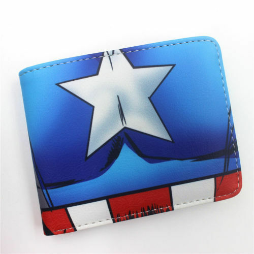 Multi-Stil Captain America Jungen Herren Geldbörse Neu Superheld Cartoon Kostenlose Sendungsverfolgung - Bild 5 von 14