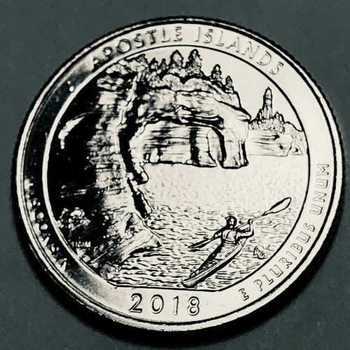 2018 D Washington quarter ATB Wisconsin Apostle Islands NL from mint roll - Picture 1 of 4