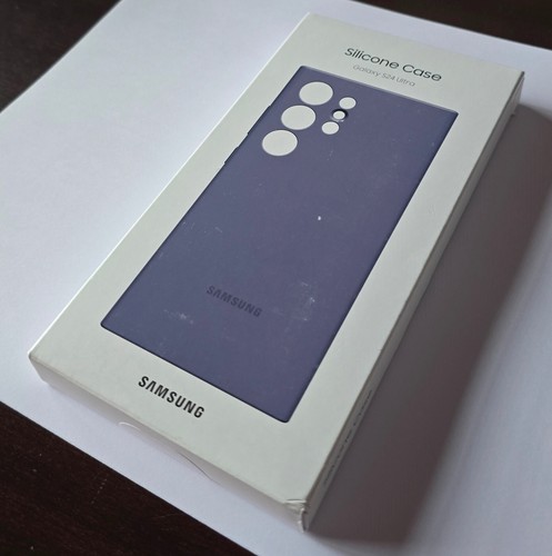 NEW OEM Violet Samsung Silicone Case Cover Galaxy S24 Ultra EF-PS928 in Retail P - Picture 3 of 6