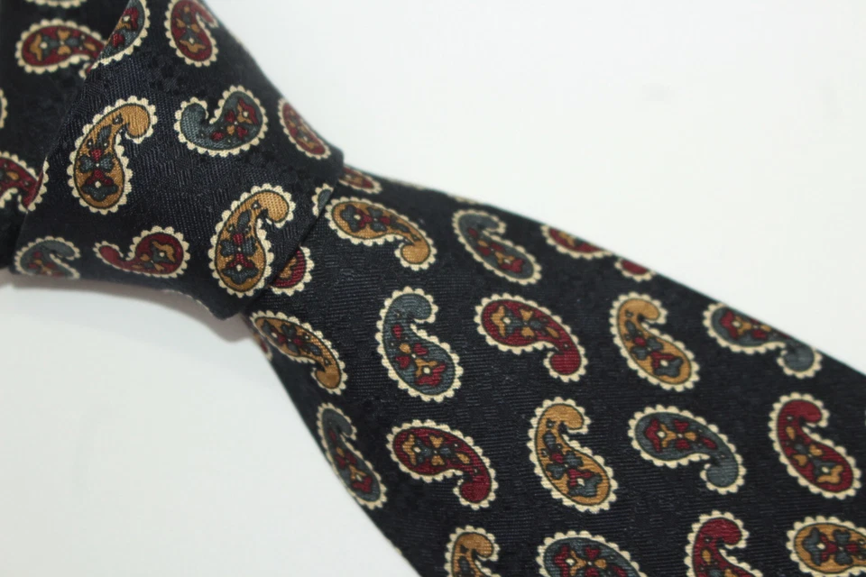 Corbata de seda ALBA MODA Made in Italy F79553 Foto 3 de 4