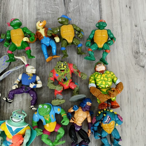 Lote de Figuras y Accesorios De Colección Tortugas Ninja Adolescentes Mutantes Compañeros de Juego TMNT - Imagen 5 de 21