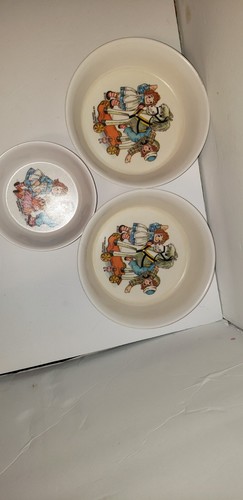 3 BOBS MERRILL COMPANY 1969 RAGGEDY ANN & ANDY SET CIOTOLE ONEIDA DELUXE 3243 3258 - Foto 21 di 24