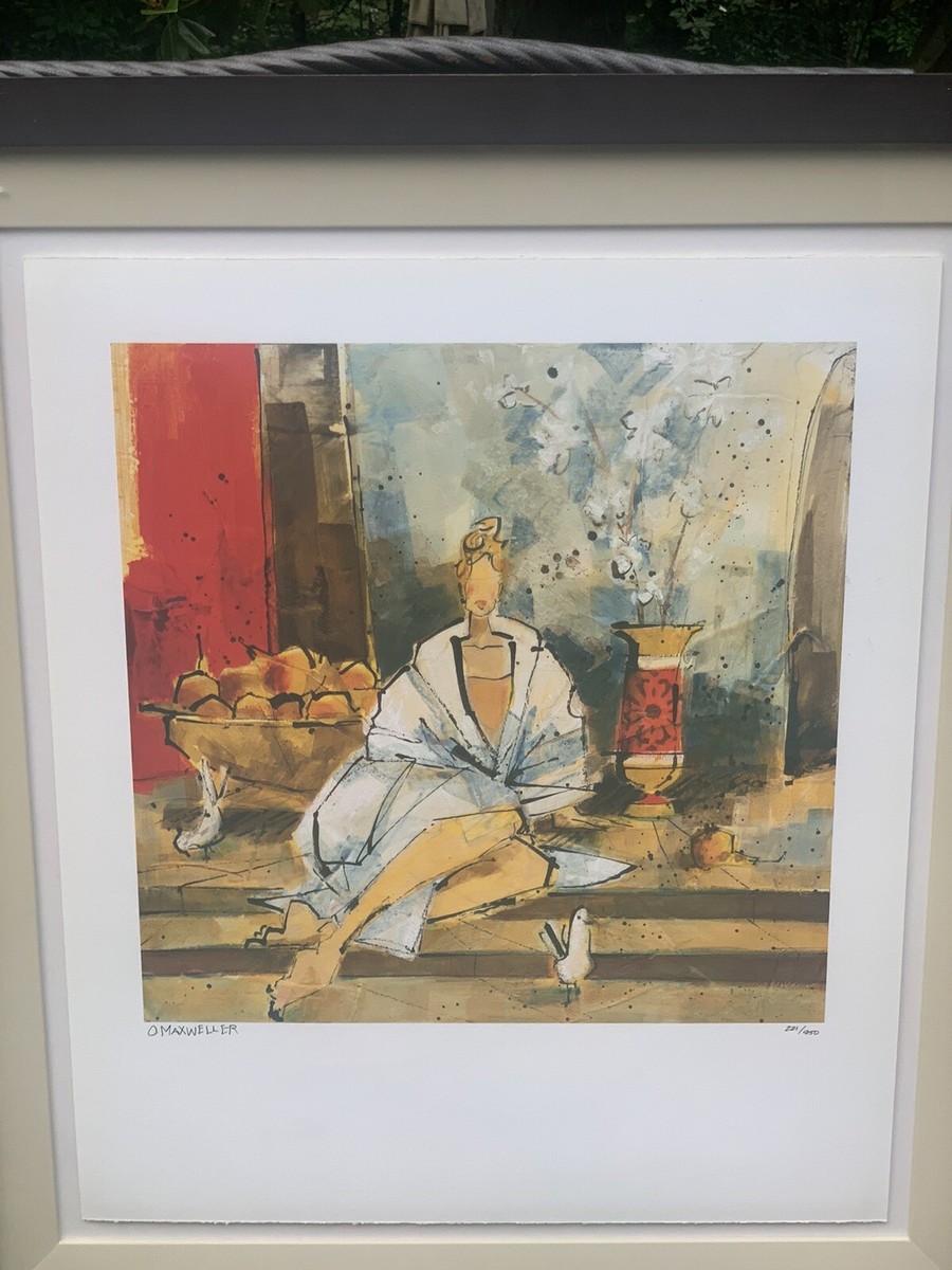 Olivia Maxweller 2008 Requiescence II #221 Print Framed Signed Z