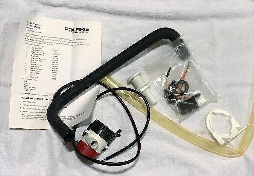 Bilge Pump Kit 2871571 for Polaris may be installed in other PWC for