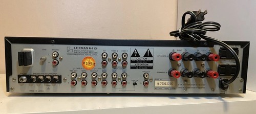 Vintage Luxman R-113 (1990, Japan) 35 Watt, AM/FM Stereo Receiver mit Phono - Bild 7 von 7