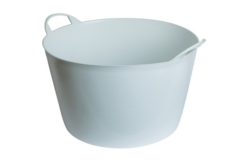 Flexi Tub Buckets Food Grade In White With Handle for Pubs and Bar Ice Beer BBQs - Picture 5 of 12
