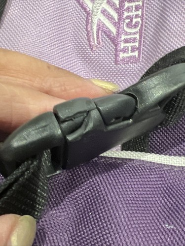 HIGH SIERRA Backpack Purple large pockets laptop school travel Hike - Picture 11 of 13