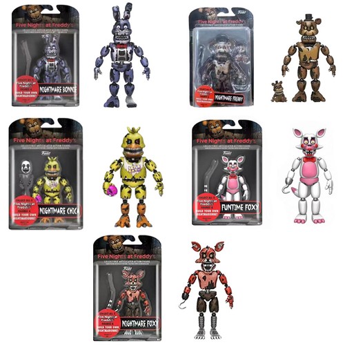 Five Nights At Freddy's Nightmare FNAF Action Toy Bonnie Howth Joints can Move - Picture 13 of 13