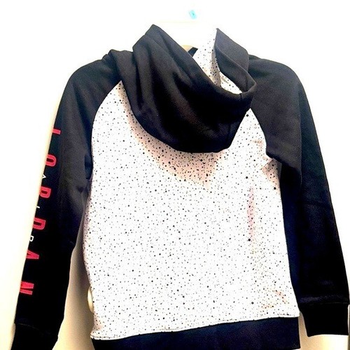 NIKE JORDAN LITTLE BOYS AIR SPECKLE PULLOVER HOODIE SIZE 5 sweater - Picture 6 of 7