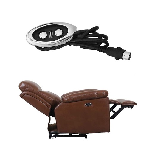 Mulin Electric Switch - MLSK14-C Button Power Recliner Switch + USB fGI3 - Picture 8 of 10