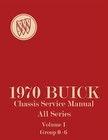 1970 Buick Chassis Service Manual - 2 Vol Set (For: Buick)