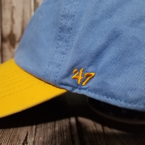 MiLB Myrtle Beach Pelicans Fitted Hat Baseball Cap Blue Yellow XL Genuine Merch - Picture 5 of 12