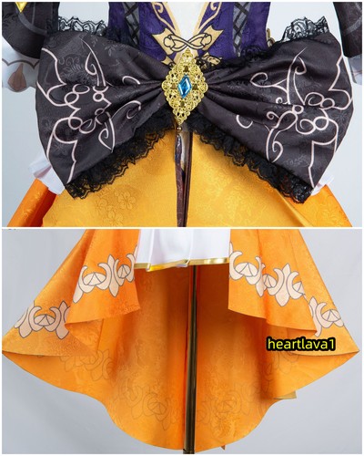 Spiel Genshin Impact Navia Anzug Cosplay Kostüm mit Hut Komplettset Outfit - Bild 14 von 17