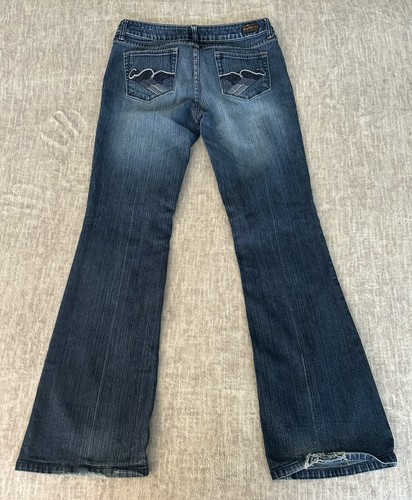 Women/Teen Flare Arcie Jeans- Darker Denim- Flared- Size 7 Reg- Good condition - Picture 3 of 5