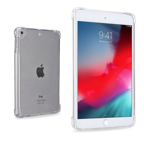 For iPad Mini 4/5th 7.9" Anti-Guard Corners Slim TPU Bumper Case+Tempered Glass - Picture 8 of 11