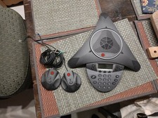 Polycom SoundStation IP 6000 conference room phone (w/2 remote mics)