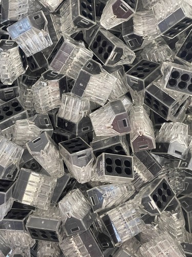 New 25-pcs WAGO 773-166 Wall-nuts 6-Conductor Push Wire Connector 18-12 AWG - Picture 2 of 3