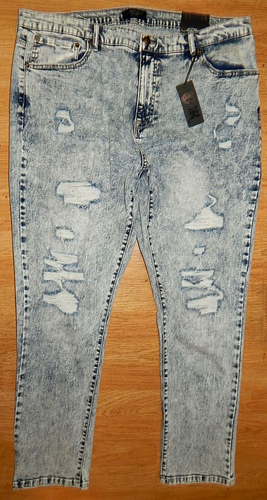 Ed Hardy Screaming Tiger Mens Slim Taper Jeans sz 42 NEW AUTHENTIC - Picture 3 of 5