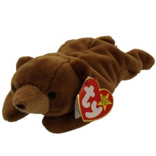 TY Beanie Baby - CUBBIE the Brown Bear (4th Gen hang tag) (8.5 inch) - MWMT's