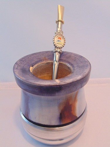 HANDGEFERTIGTES YERBA MATE KIT SET - MATE GOURD TASSE + STROHBIRNE AUS ARGENTINIEN - Bild 84 von 89