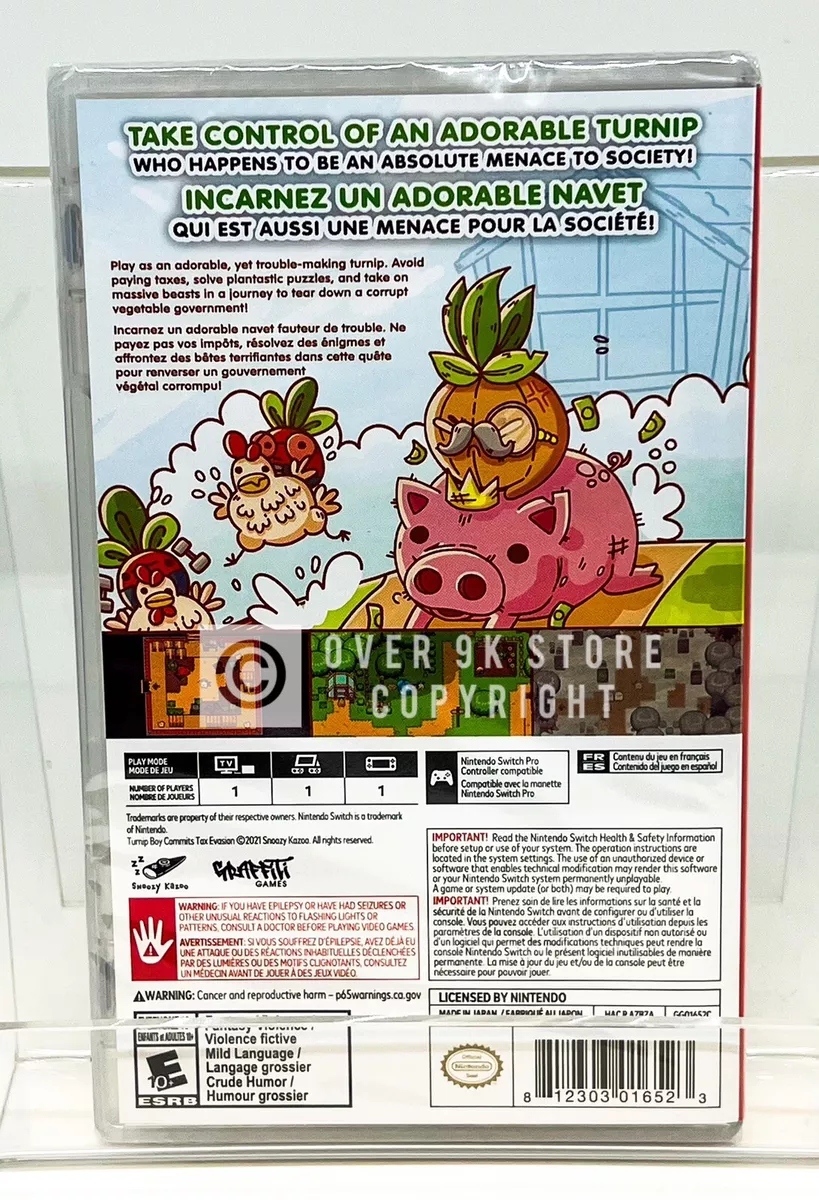 Turnip Boy Commits Tax Evasion - Nintendo Switch - Brand New | Factory  Sealed 812303016523 | eBay