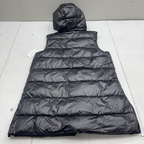 Bernardo Black Quilted Hooded Polyester Puffer Best Women’s Size XL New - Picture 11 of 11