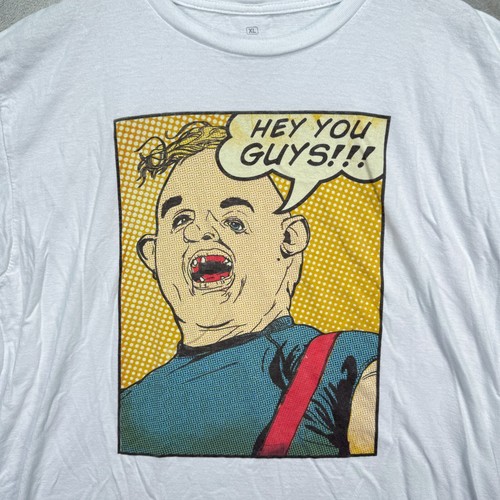 Goonies Sloth Men's T-shirt 80s Goonies Truffle Shuffle Hey You Guys Pop Art XL - Picture 3 of 4